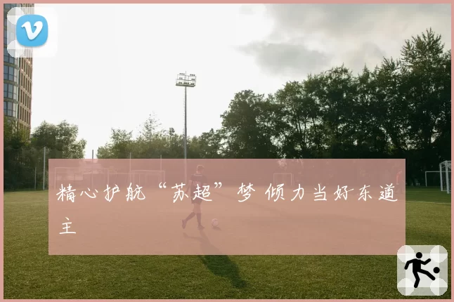 精心护航“苏超”梦 倾力当好东道主